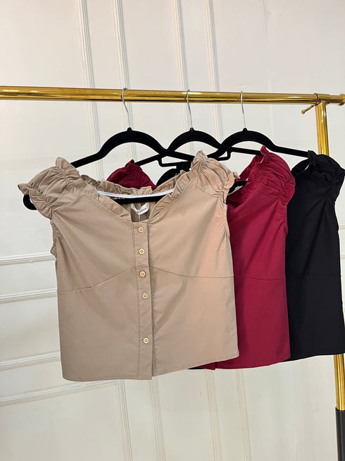 MATINEE Fitted Button Down Tops